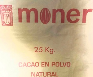فروش پودر کاکائو نچرال اسپانیا moner